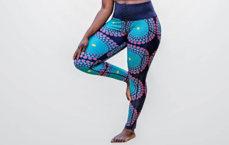 Ola High waist trainer leggings with pockets | Sustainable activewear| No slip waist band
