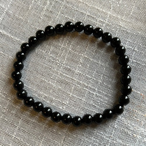 Black Onyx bracelet | Unisex Stretchy bracelet