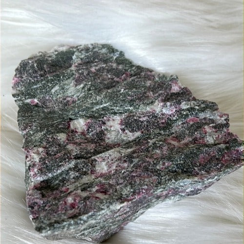 Rough Eudialyte specimen from Norway
