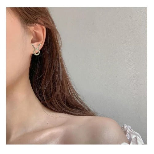 Gold Zodiac sign earrings- Astrology sign minimalist stud earrings