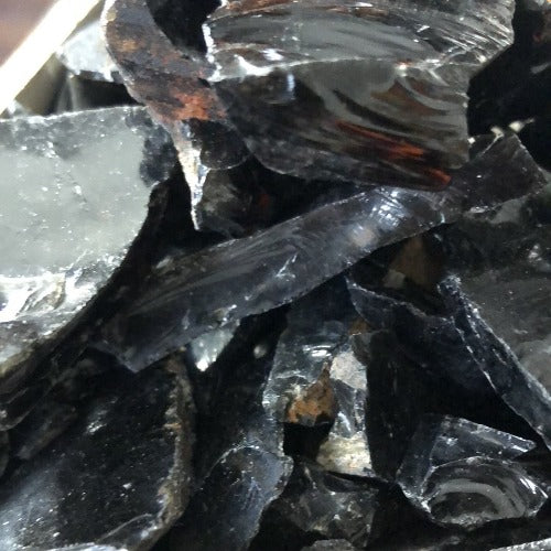 Raw Black Obsidian Healing stones