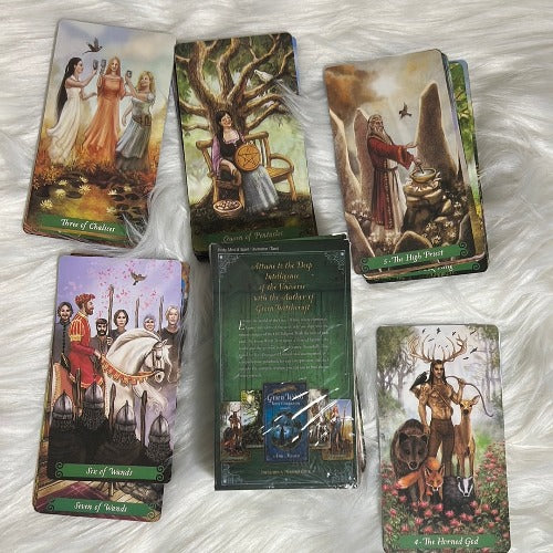 Green witch tarot cards