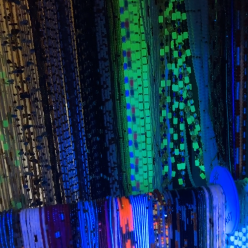 Glow in dark waist beads - Fluorescent waist beads