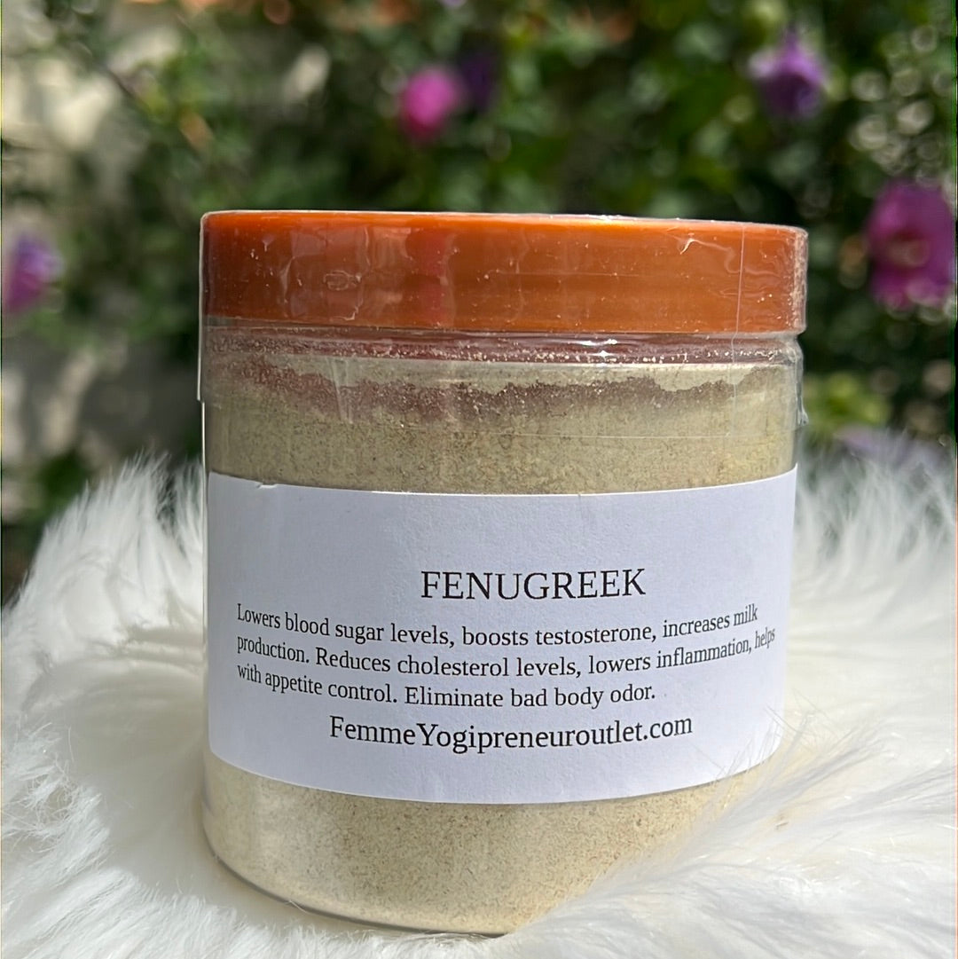 Fenugreek Seed Powder for Health & Beauty - 6 oz