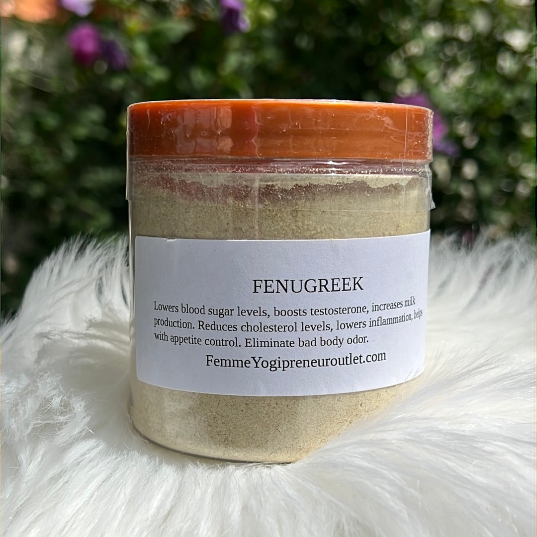 Fenugreek Seed Powder for Health & Beauty - 6 oz