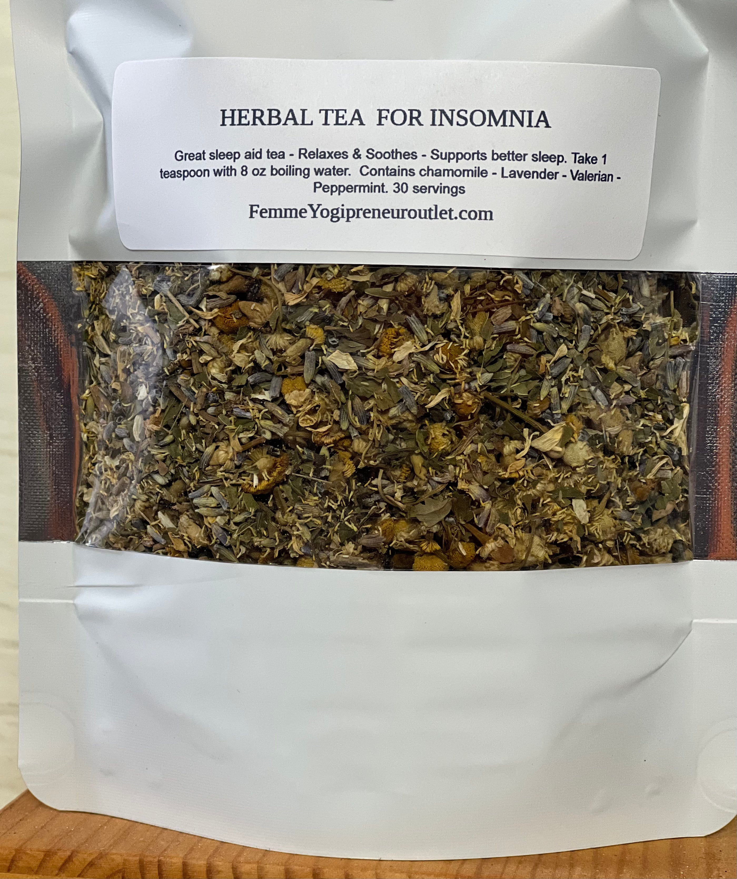 Herbal Tea for Insomnia - Sleep aid Blend