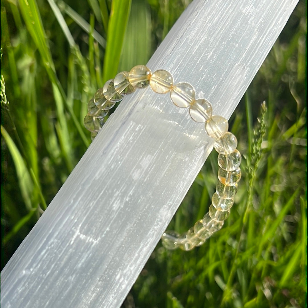 Citrine Gemstone Beads Bracelet