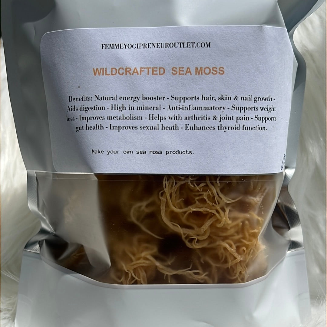 Raw gold Sea moss - Pure Jamaican Sea moss - Genus Gracilaria