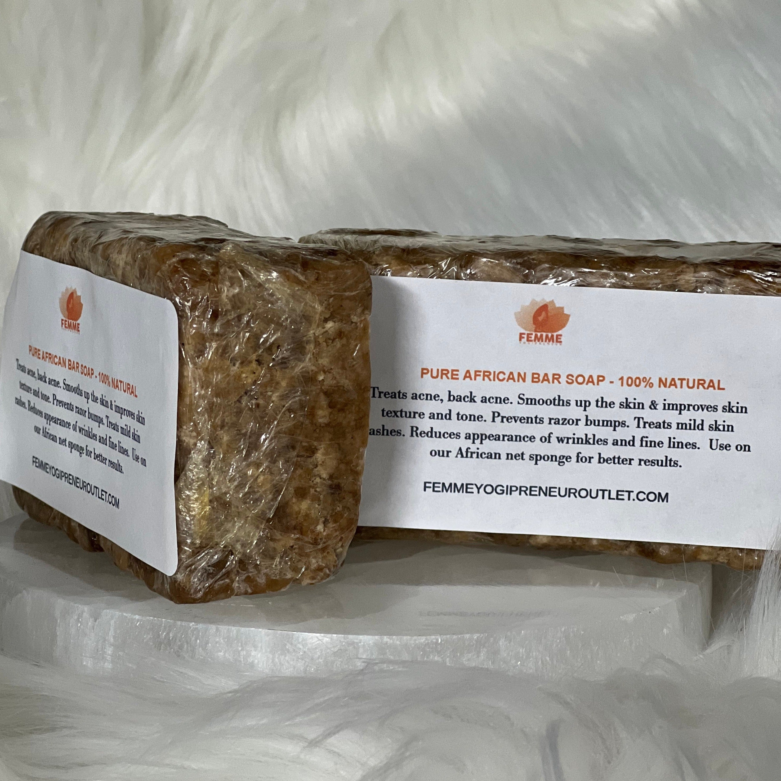 Pure African Black Soap - 8 oz