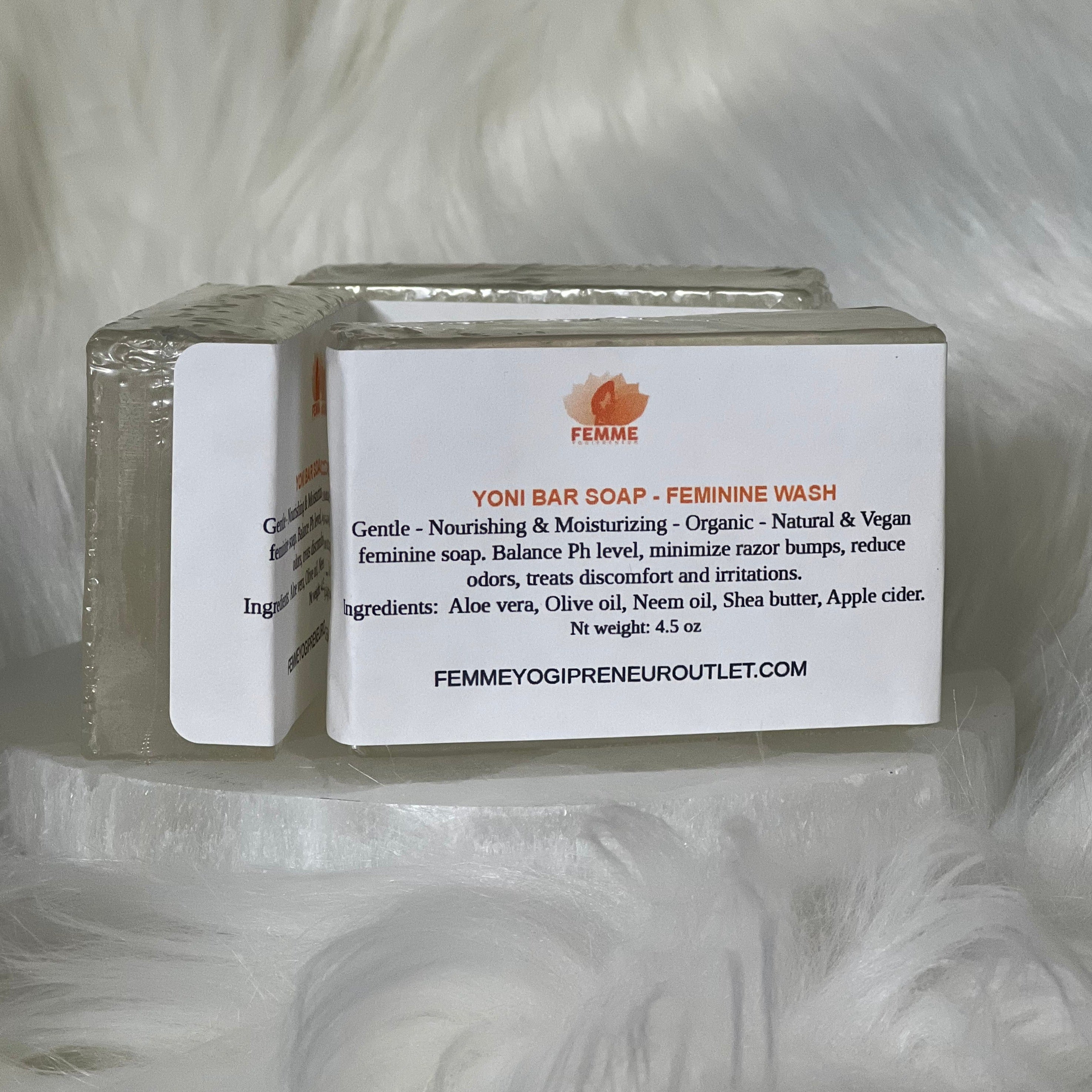 Organic Yoni Soap Bar - Gentle Feminine Wash