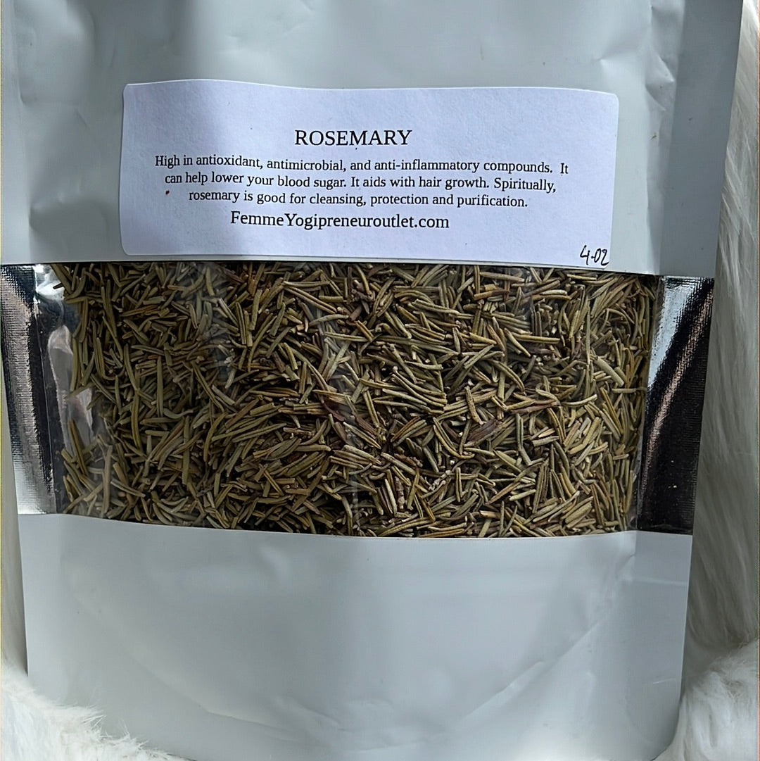 Rosemary - Whole leaf - 4 oz