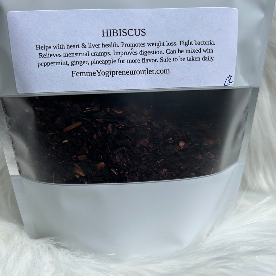 Organic Hibiscus tea leaves