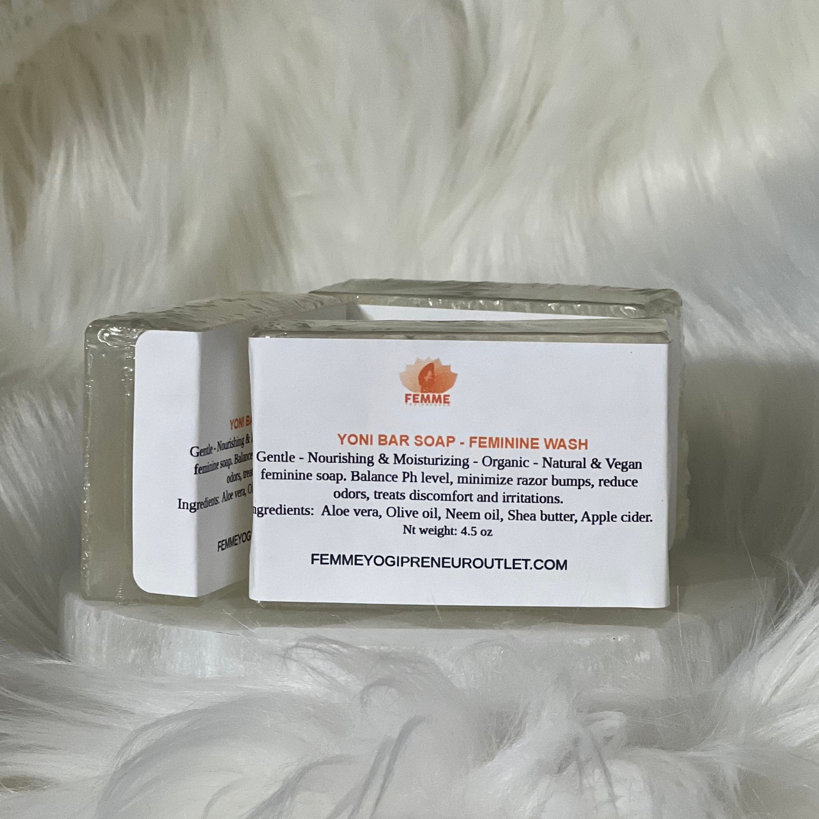 Organic Yoni Soap Bar - Gentle Feminine Wash