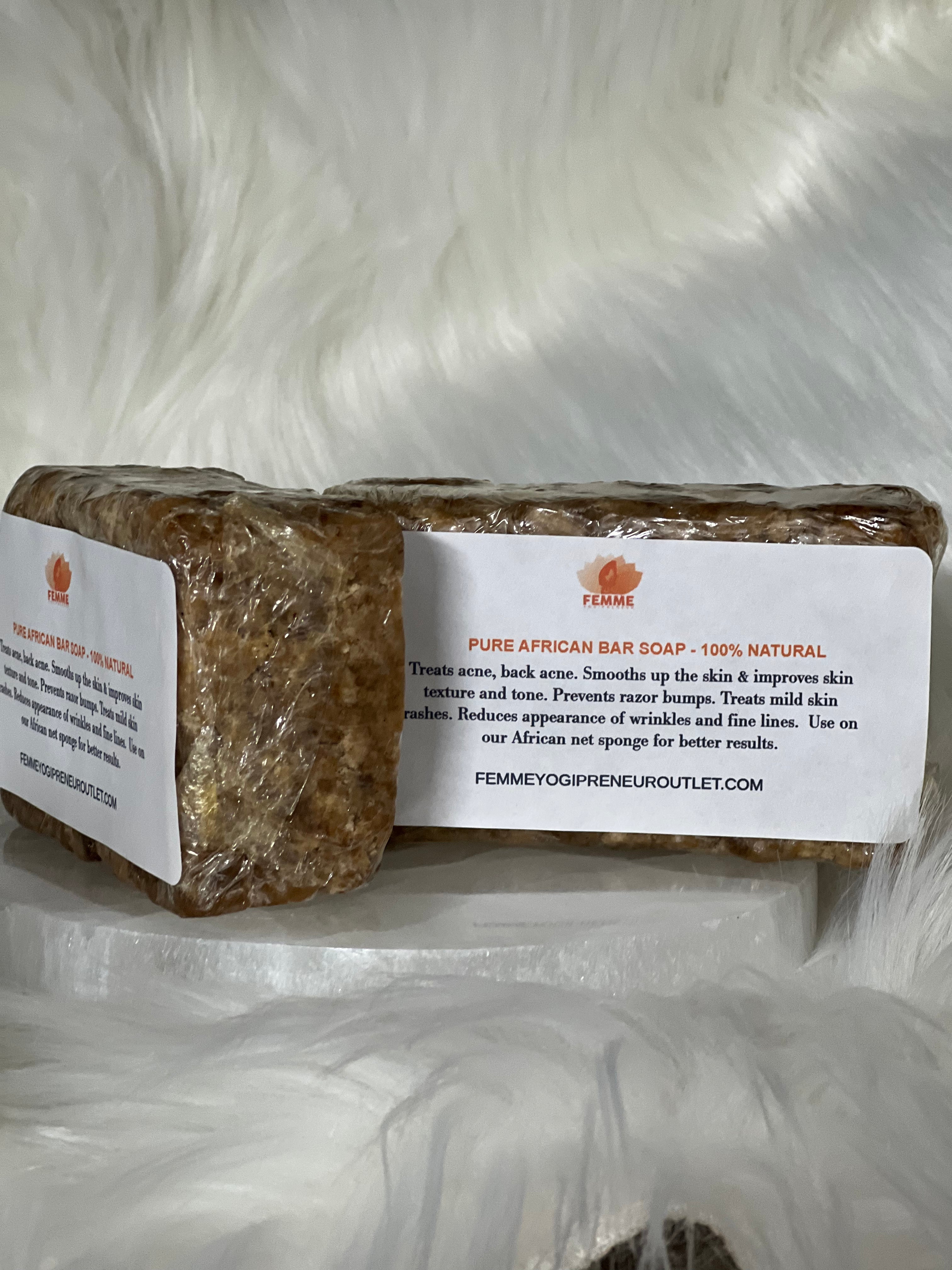 Pure African Black Soap - 8 oz