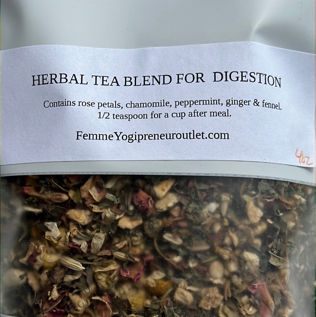 Herbal tea blend for meal digestion - 2 oz