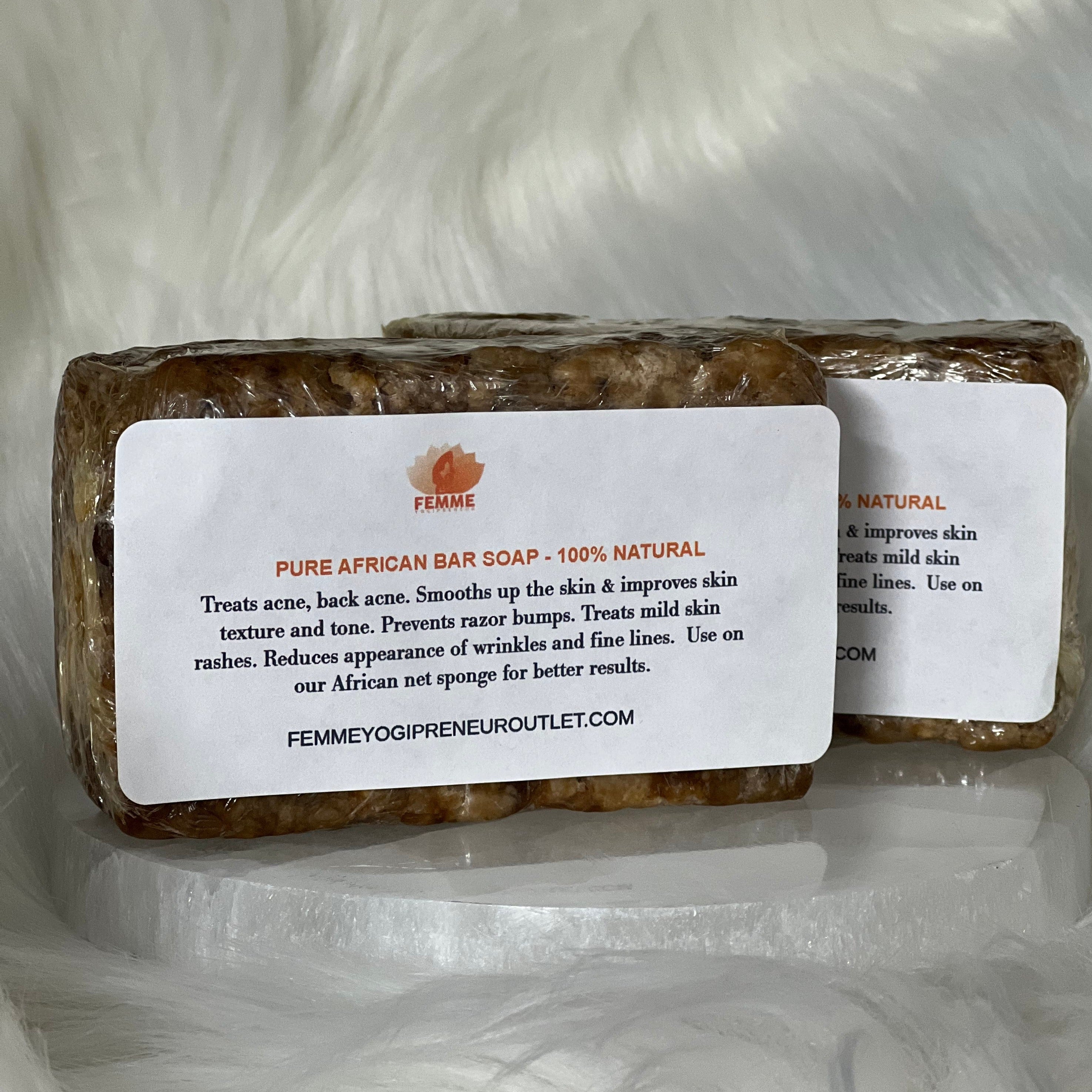 Pure African Black Soap - 8 oz
