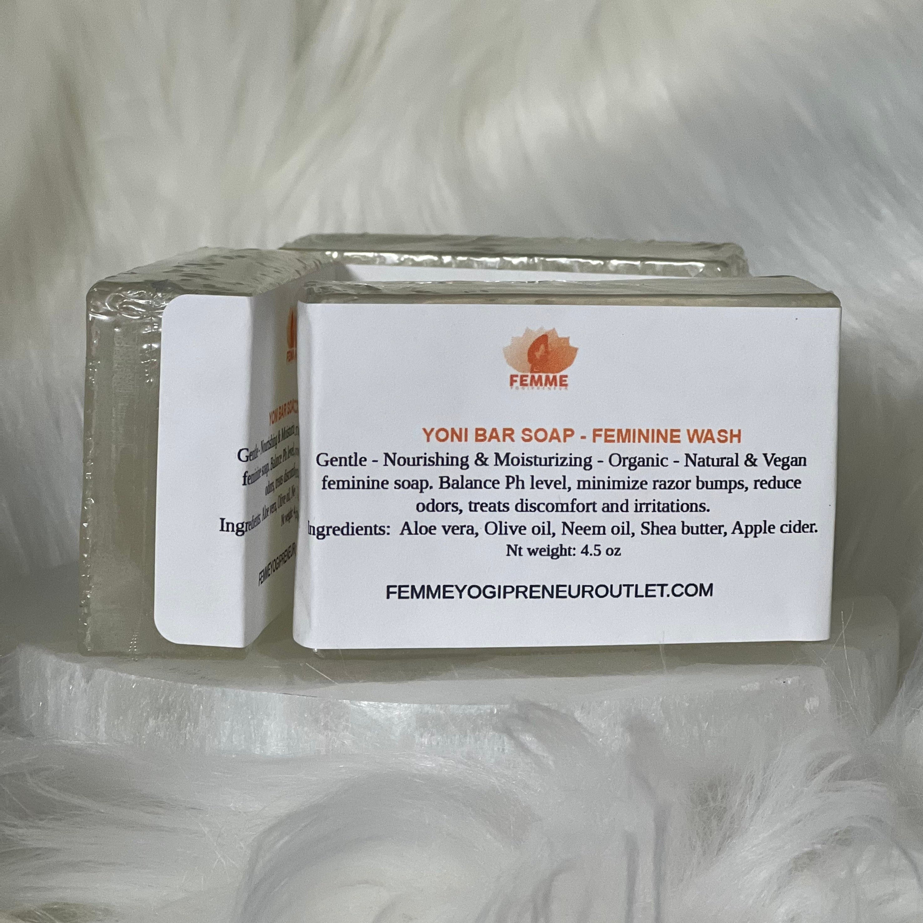 Organic Yoni Soap Bar - Gentle Feminine Wash