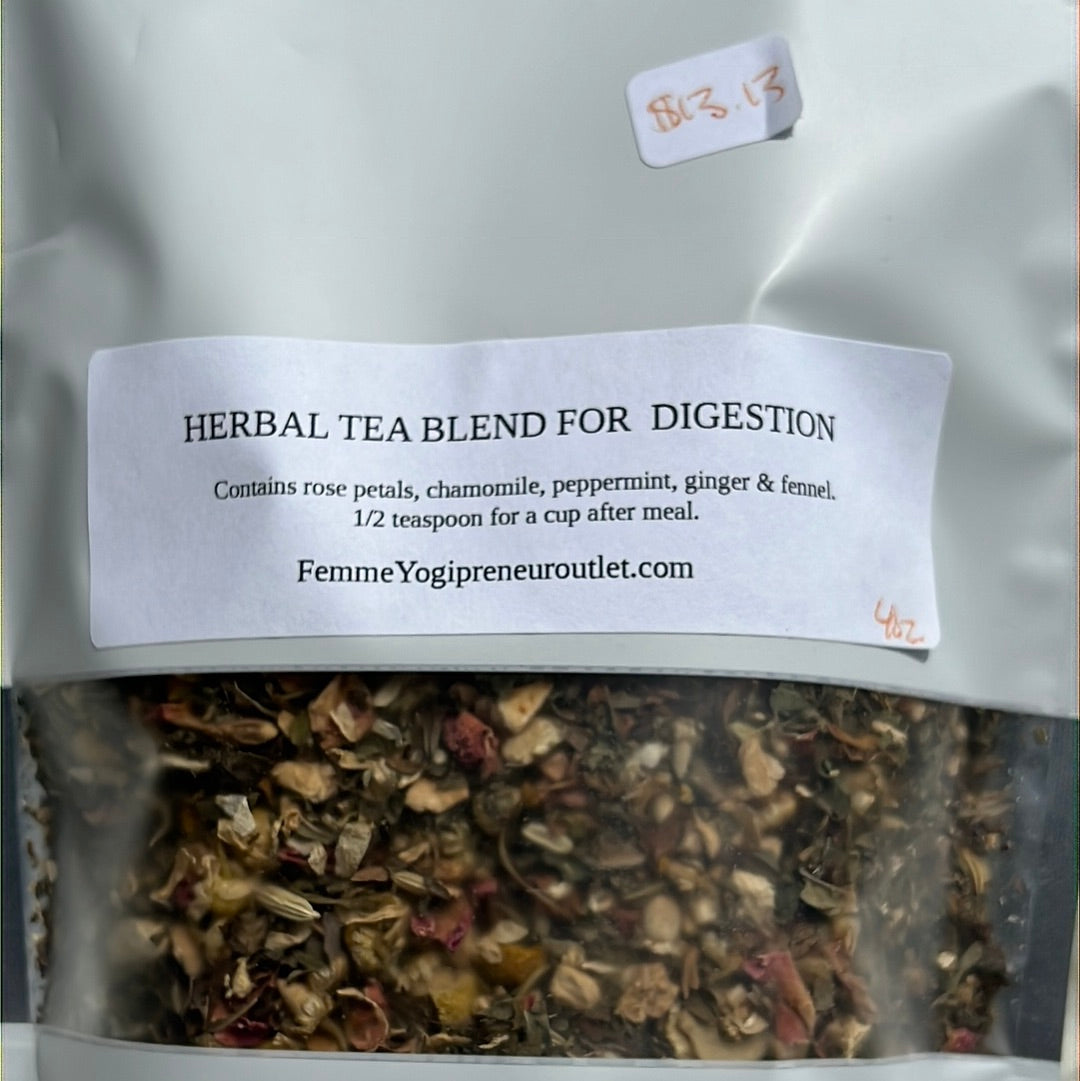 Herbal tea blend for meal digestion - 2 oz