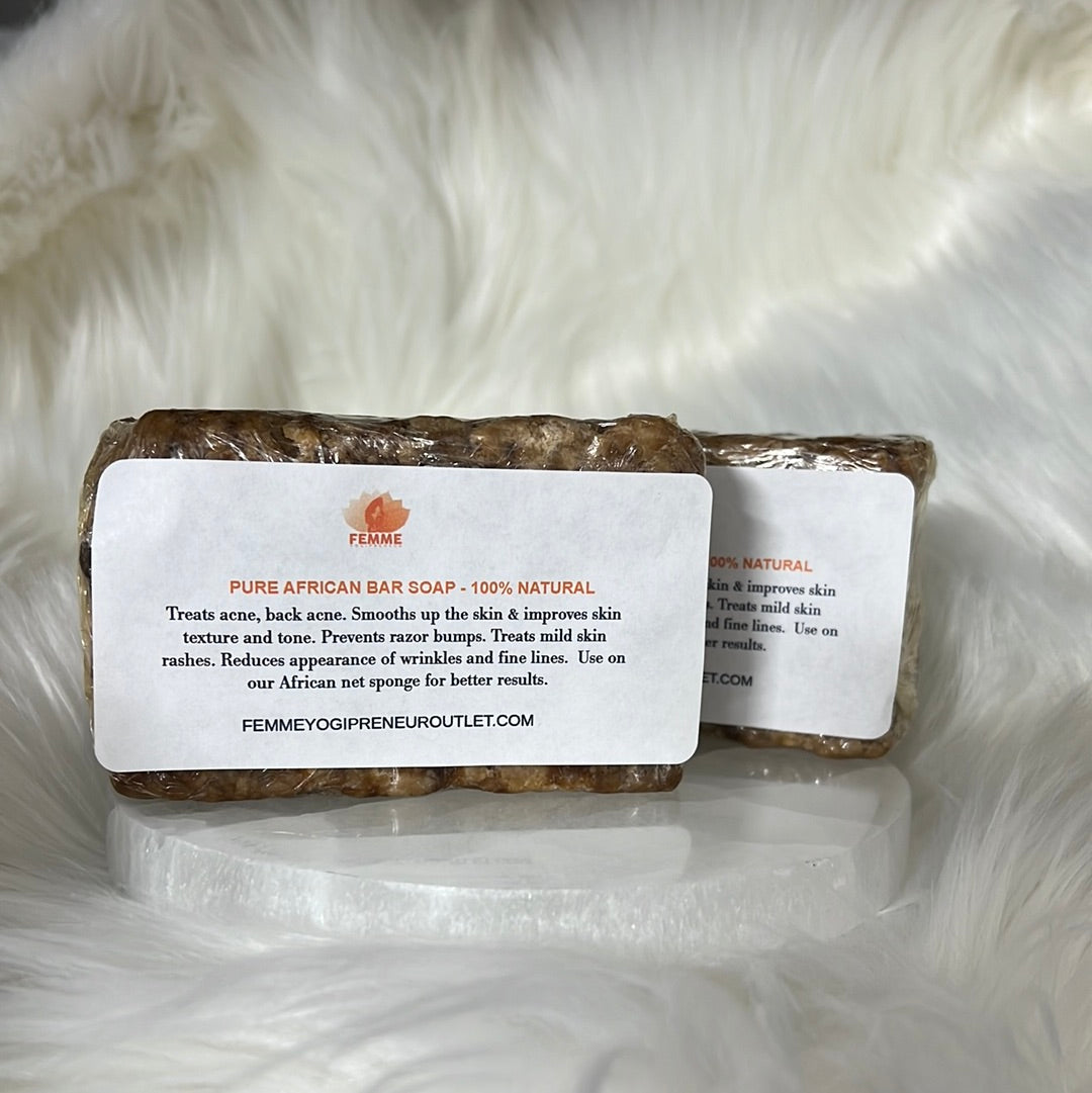 Pure African Black Soap - 8 oz