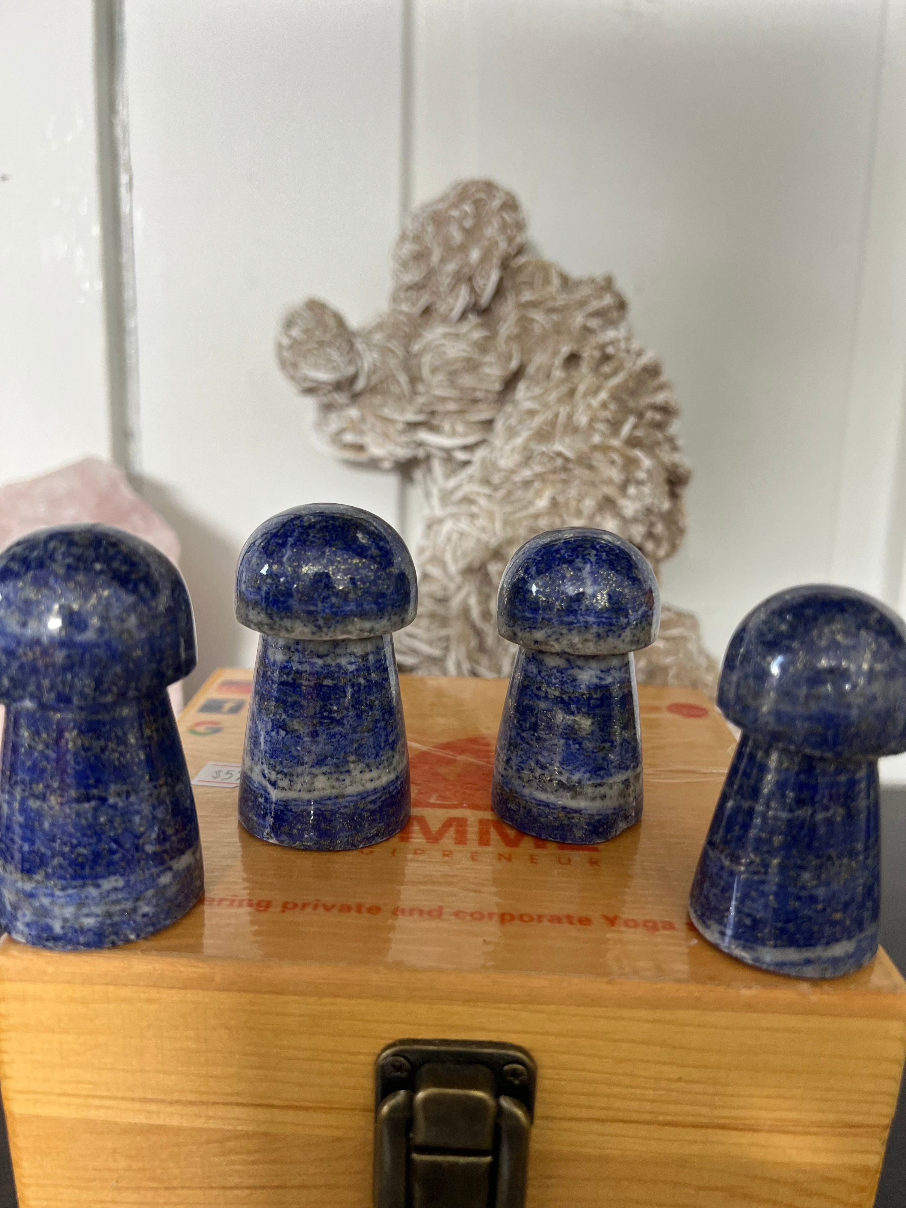 Lapis Lazuli Mushroom Crystals - Jumbo