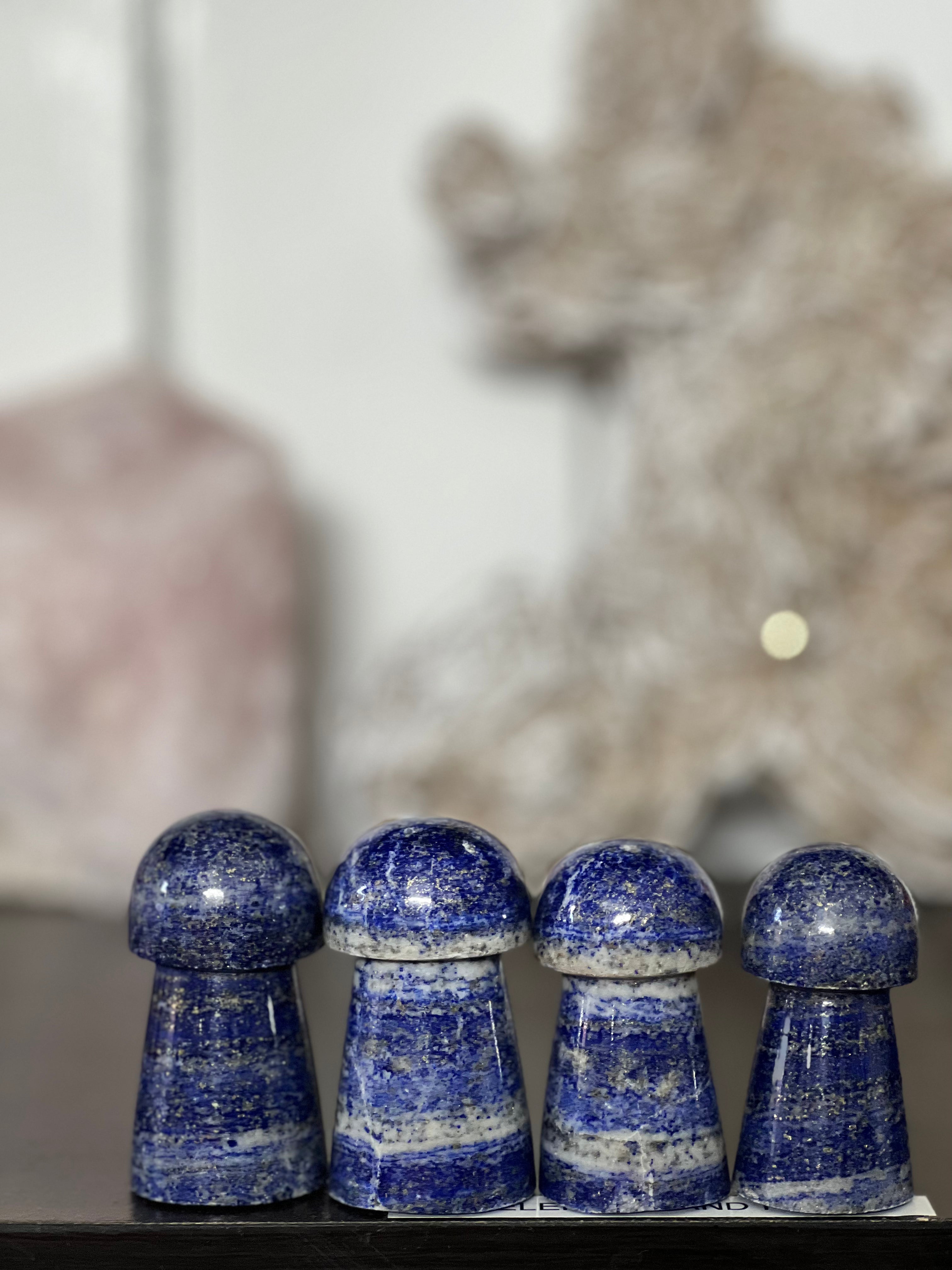Lapis Lazuli Mushroom Crystals - Jumbo