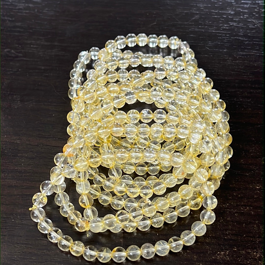 Citrine Gemstone Beads Bracelets