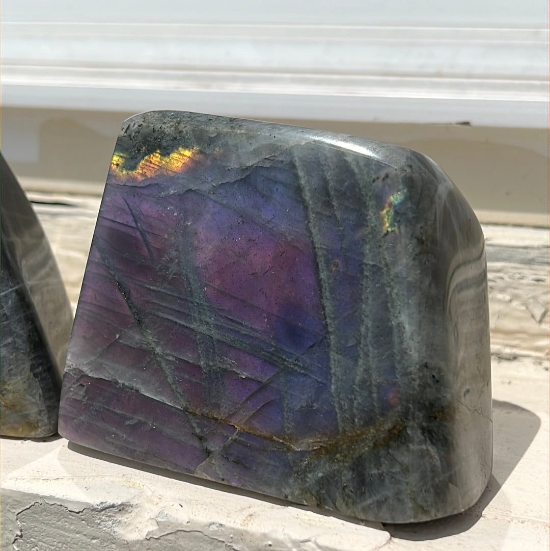 Purple Labradorite Crystals