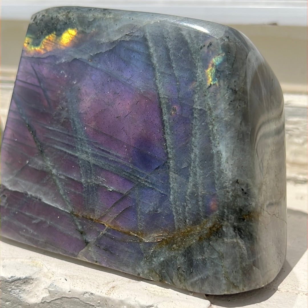 Purple Labradorite Crystals