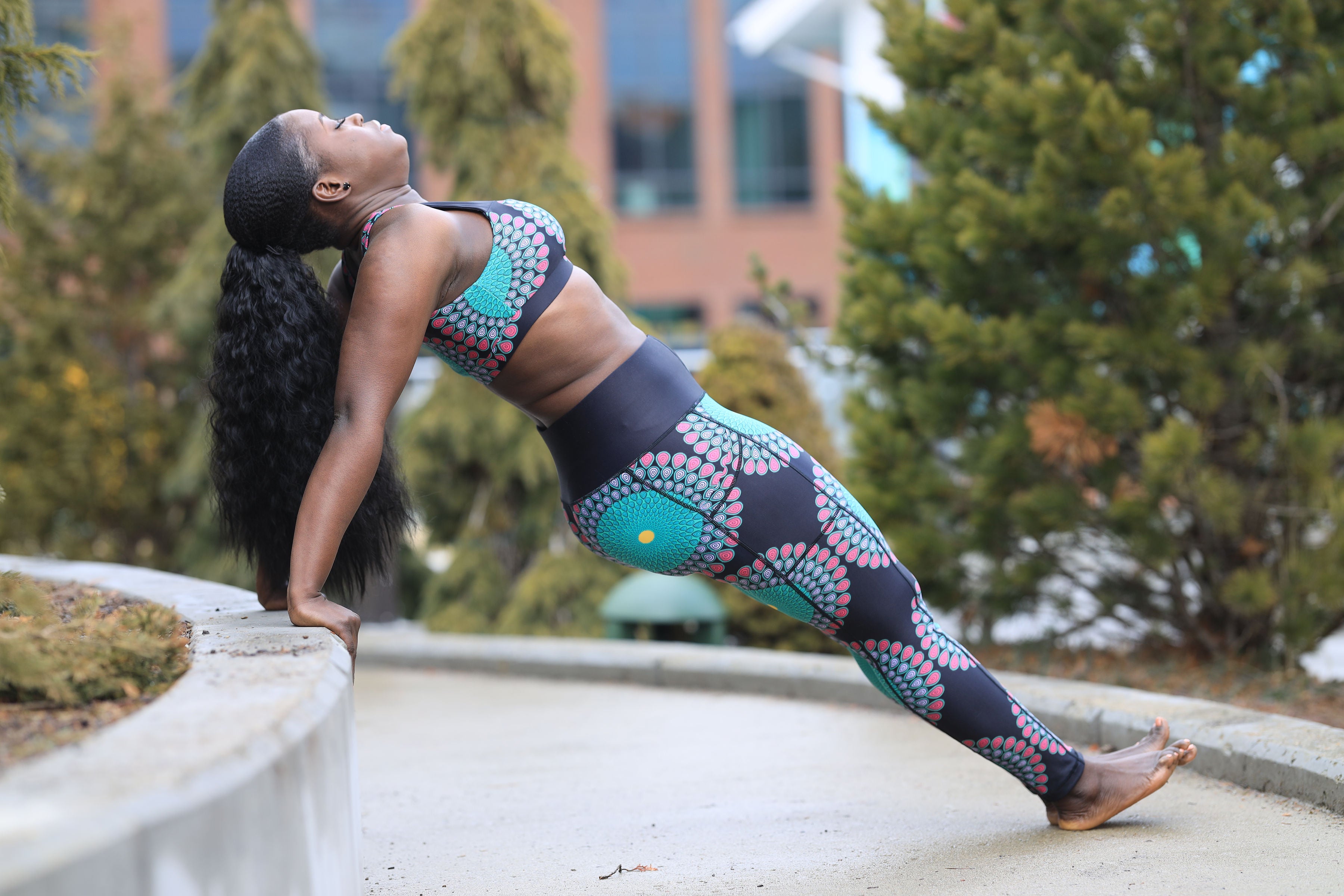 african yoga top