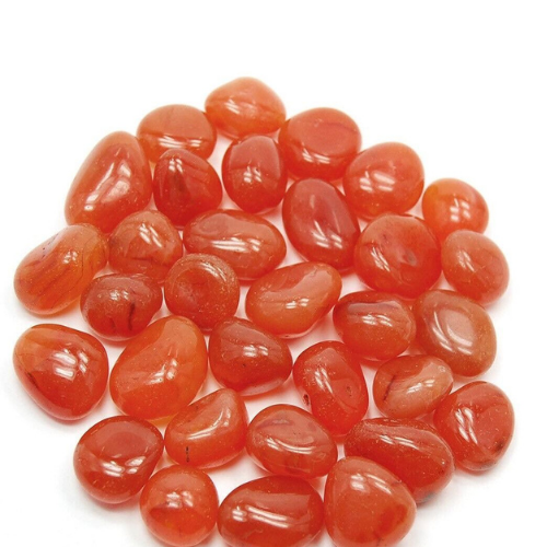 Carnelian tumble stone