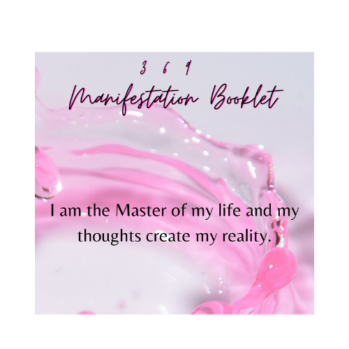 MANIFESTATION BOOKLET | How to do 3 6 9 manifestation