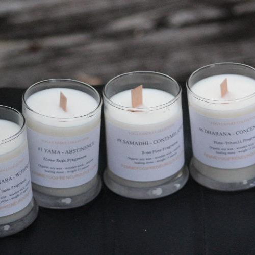 Yoga candles set - Eight limbs of Yoga