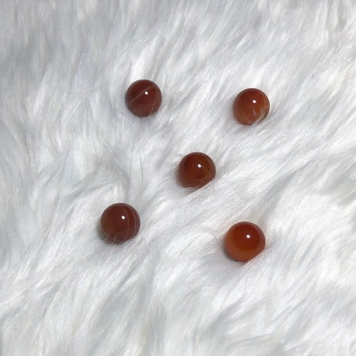 Carnelian crystals spheres - Carnelian stone 20 mm