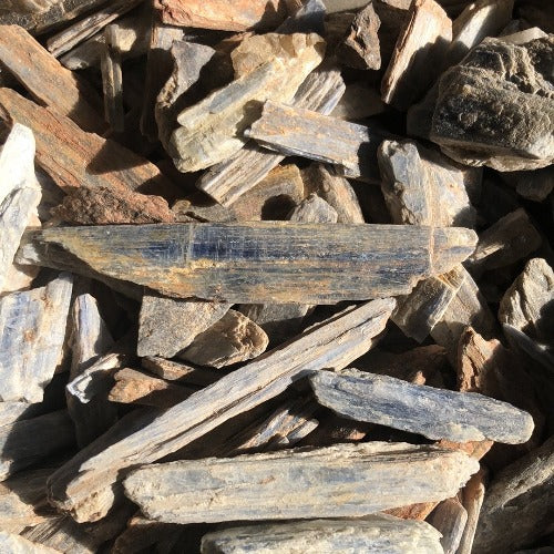 Kyanite raw stones - Blue healing Kyanite