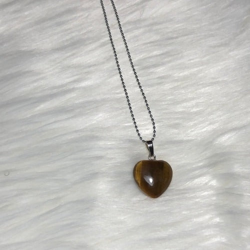heart crystal pendant