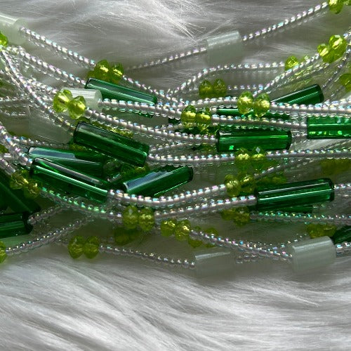 Glow in dark waist beads - Fluorescent waist beads