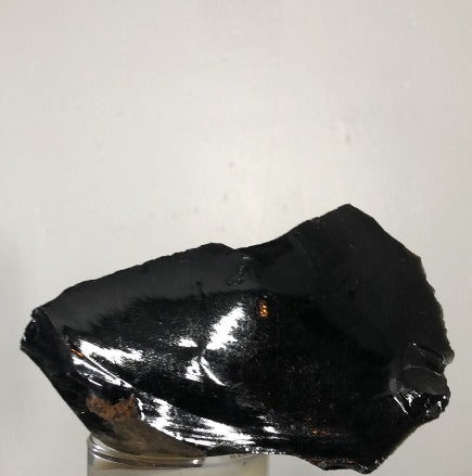 Raw Black Obsidian stone for home decor - Black healing stone
