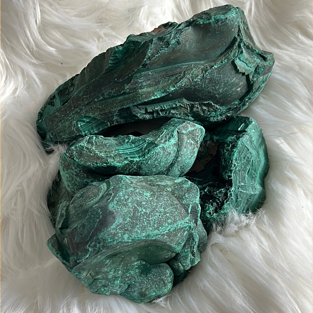 genuine malachite stone