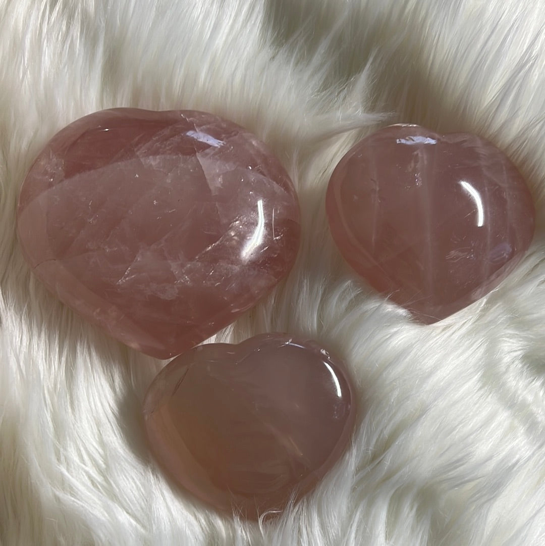 pink rose quartz healing crystal