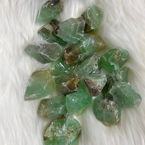 Raw Green Calcite from Mexico