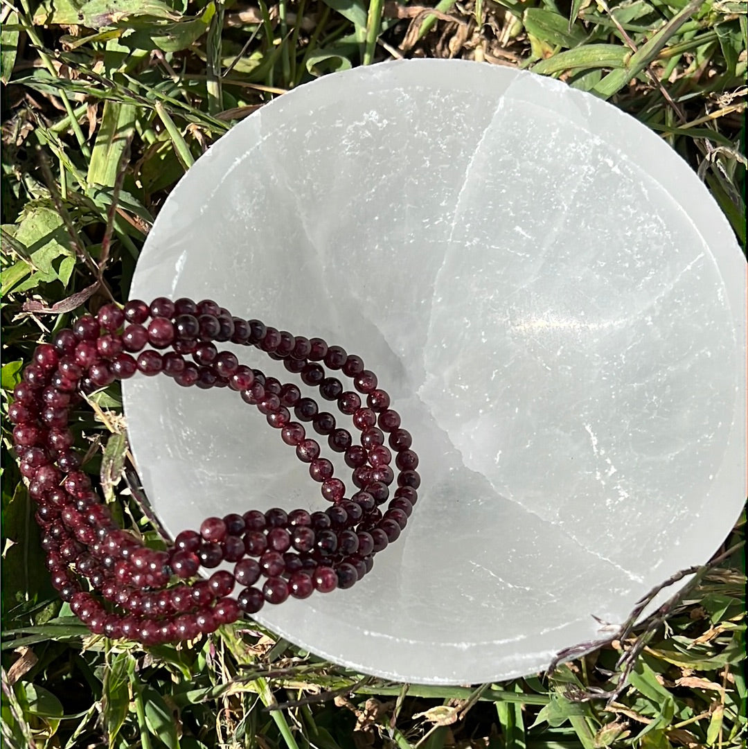 Red Garnet Stone bracelet