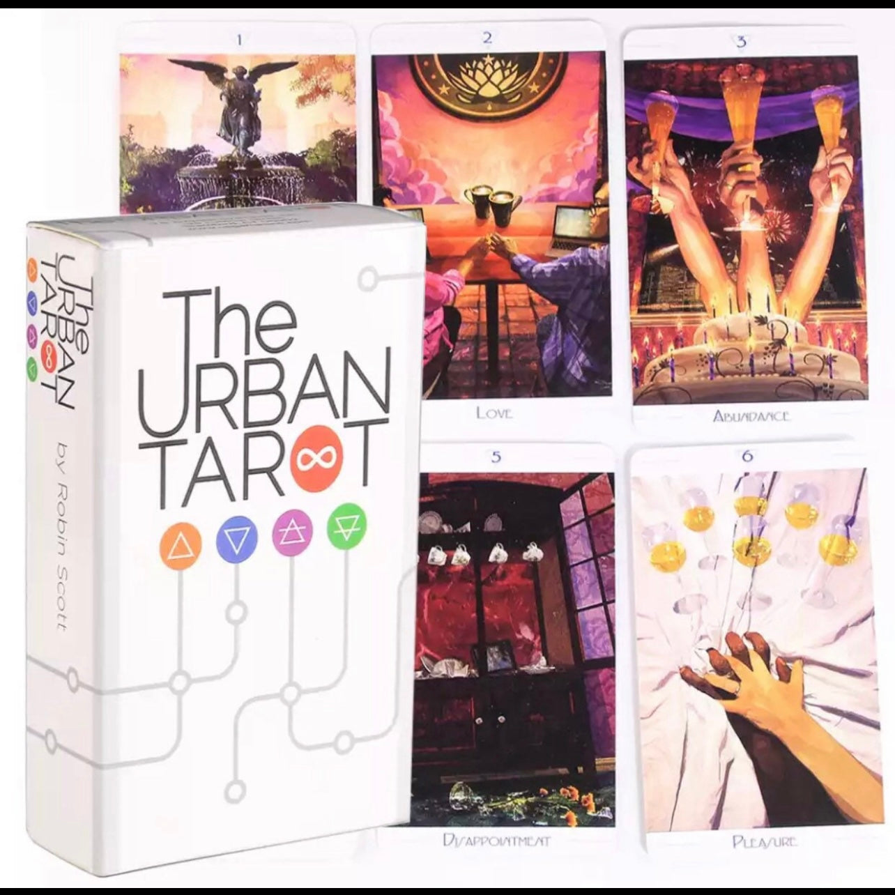 The Urban Tarot Cards deck