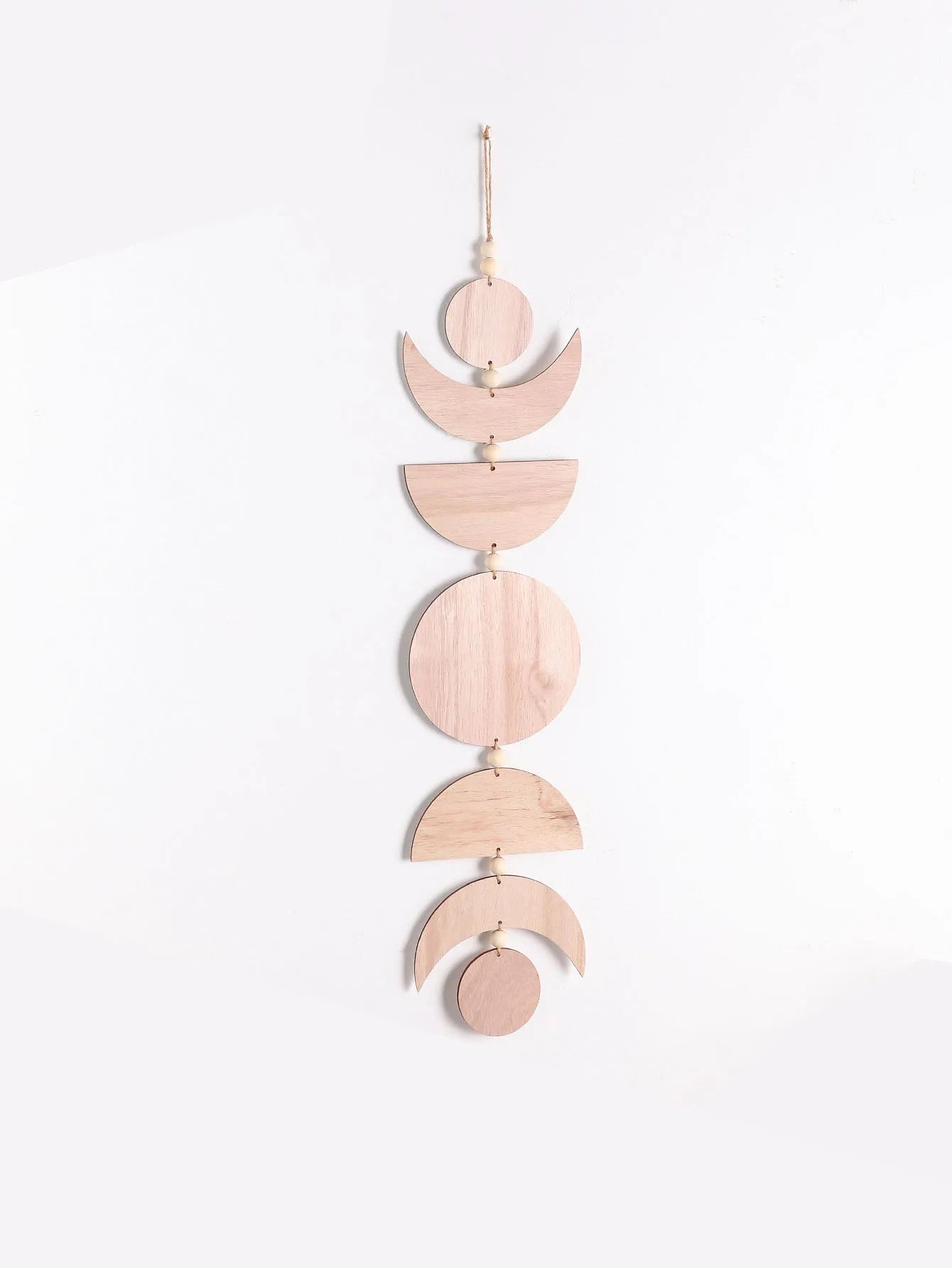Moon phases Wooden pendants