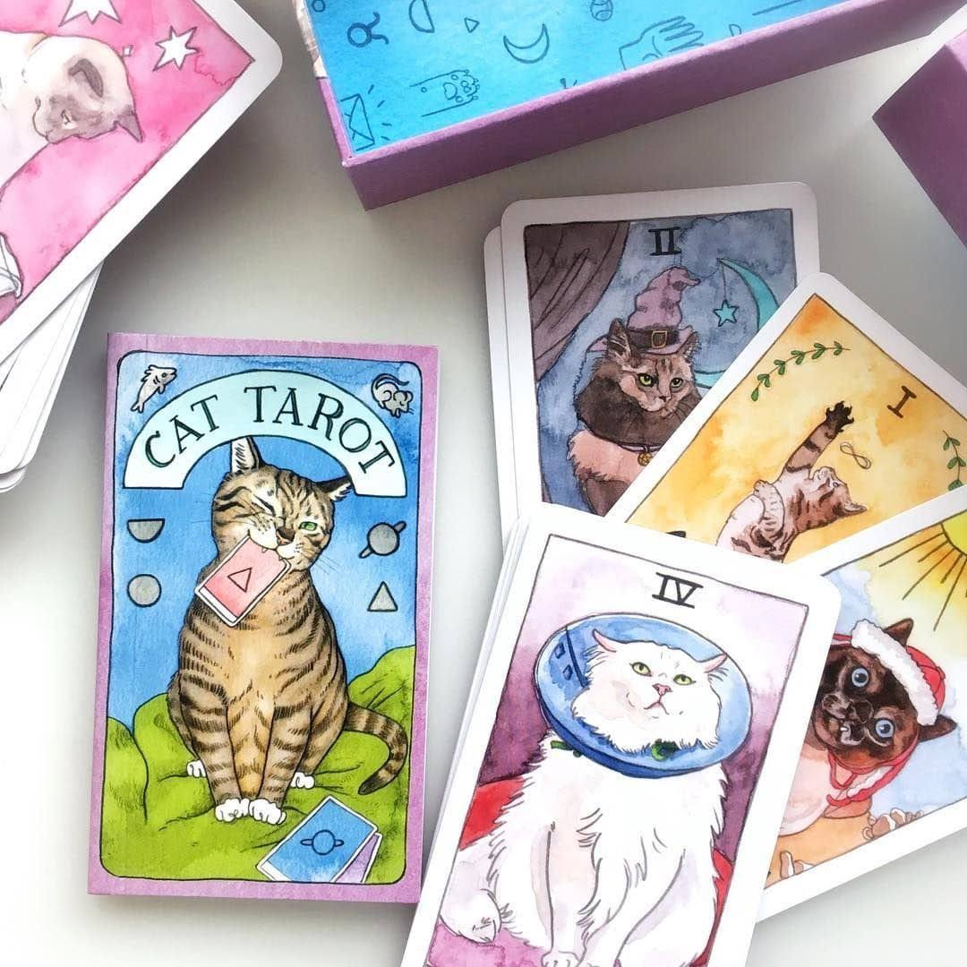 Cat Tarot card deck -78 cards