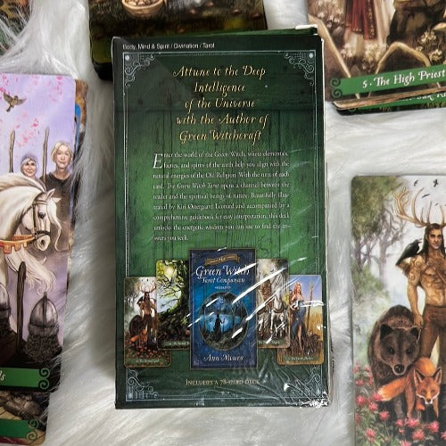 The Green Witch Tarot cards deck - 78 oracle cards