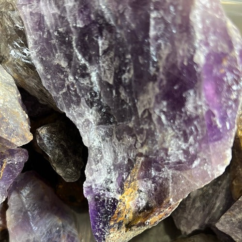 Raw Purple Amethyst from Rwanda