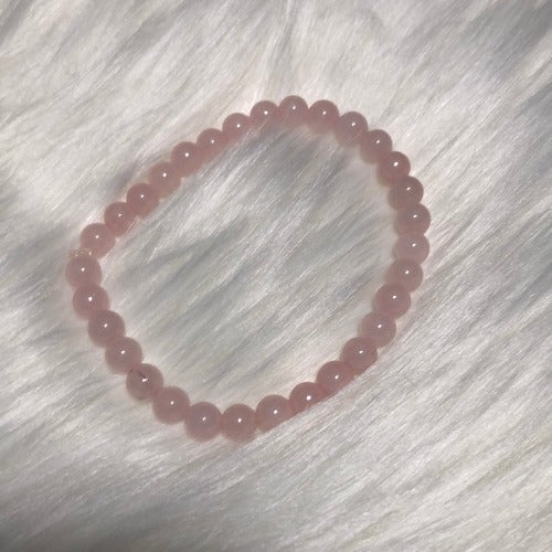 Rose quartz bracelet | Emotional healing | Heart chakra