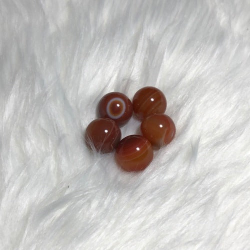 Carnelian crystals spheres - Carnelian stone 20 mm