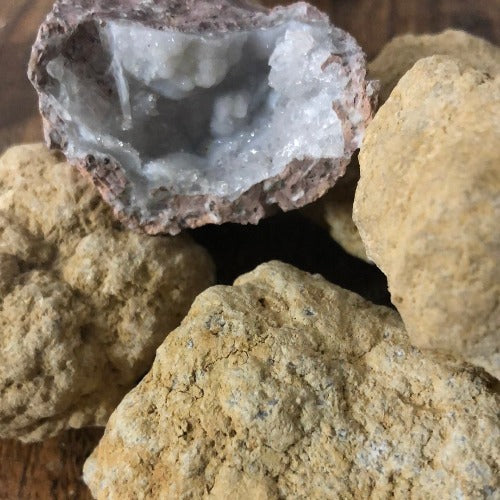 break your own geode quartz