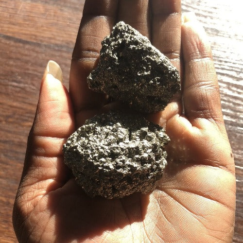 Raw Pyrite stone or Fool’s gold - Manifestation stone